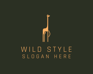 Giraffe Safari Sanctuary logo design