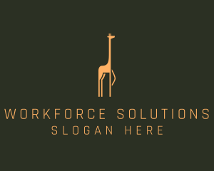 Giraffe Safari Sanctuary logo design