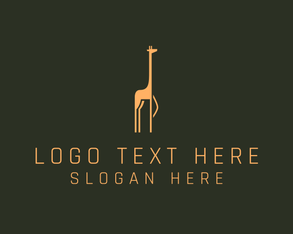 Giraffe logo example 4