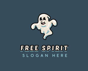 Ghost Spooky Spirit logo design