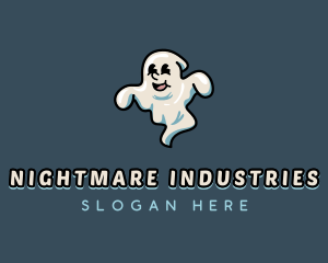 Ghost Spooky Spirit logo design