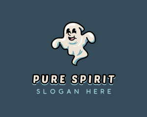 Ghost Spooky Spirit logo design