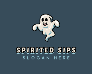 Ghost Spooky Spirit logo design