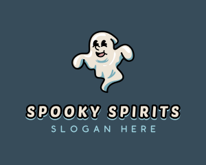 Ghost Spooky Spirit logo design