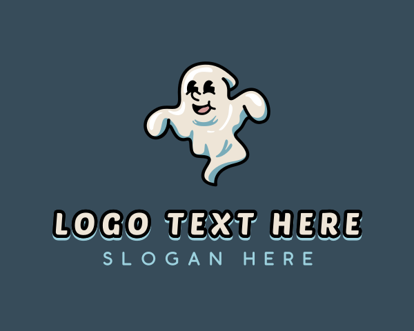 Spooky logo example 2