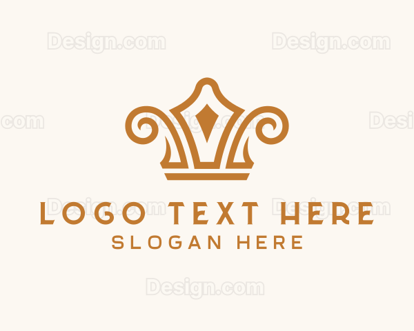 Premium Gold Crown Logo