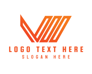 Logistic Forwarding Letter V logo