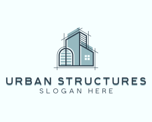 Architectural Building Structure logo design