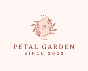 Watercolor Flower Garden logo design