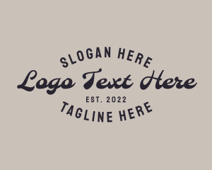 Hip - Elegant Retro Script Brand logo design