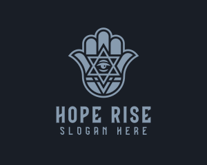 Jewish Hamsa Religion logo
