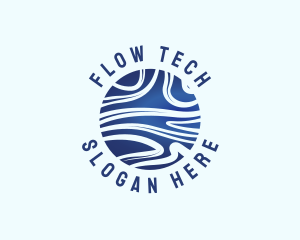 Sphere Fluid Wave logo