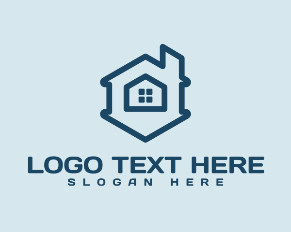 Hexagonal logo example 1