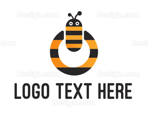 Bee Power Button Logo