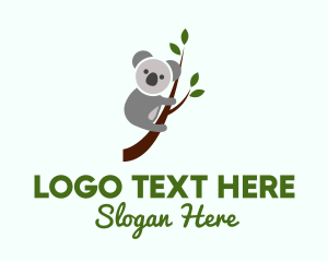 Cute Koala Bear logo