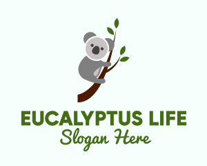 Cute Koala Bear logo