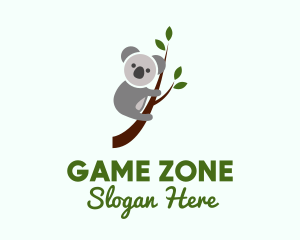 Cute Koala Bear logo