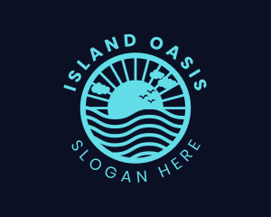 Sunrise Ocean Waves logo