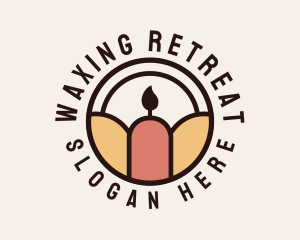 Wax Candle Badge logo