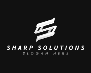 Abstract Letter S logo design