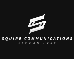 Abstract Letter S logo design