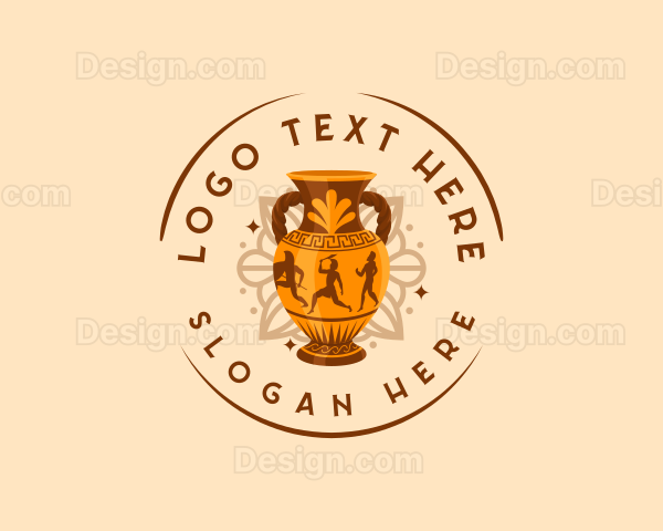 Greek Vase Decor Logo