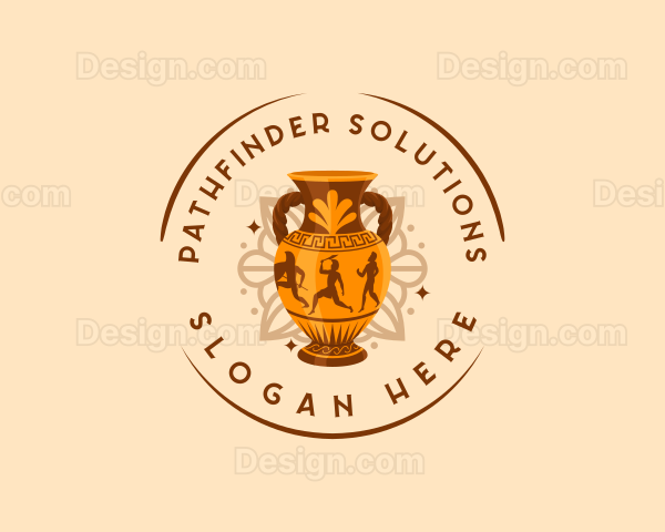 Greek Vase Decor Logo