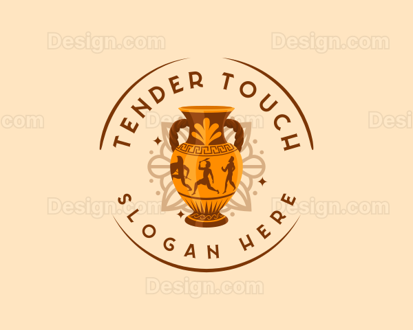 Greek Vase Decor Logo