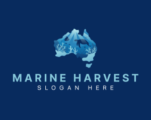 Australia Marine Reef logo design