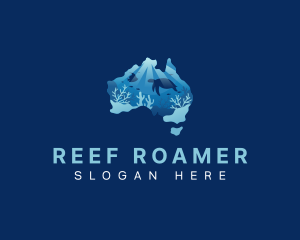 Australia Marine Reef logo design