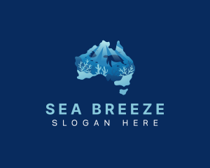 Australia Marine Reef logo design