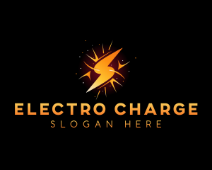 Lightning Bolt Power logo design