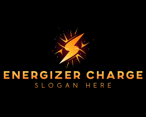 Lightning Bolt Power logo design