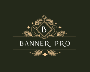 Luxury Premium Finch Banner logo design