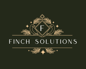 Luxury Premium Finch Banner logo design