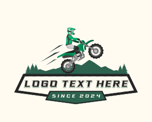 Dirt Bike Race Logo