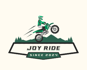 Dirt Bike Race logo design