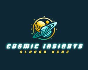 Cosmic Space Planets logo design