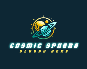 Cosmic Space Planets logo design