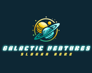 Cosmic Space Planets logo design