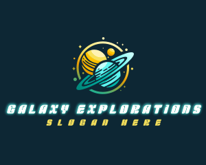 Cosmic Space Planets logo design