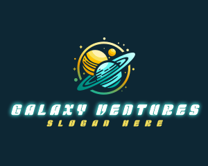 Cosmic Space Planets logo design