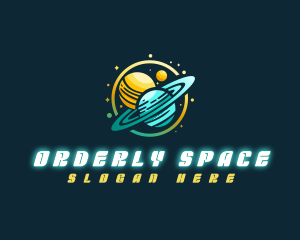 Cosmic Space Planets logo design