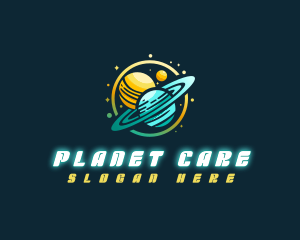 Cosmic Space Planets logo design