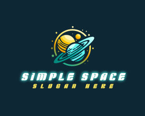 Cosmic Space Planets logo design