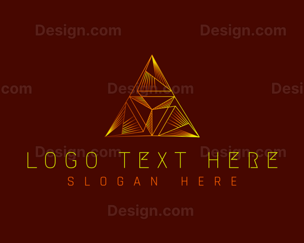 Pyramid Abstract Triangle Logo