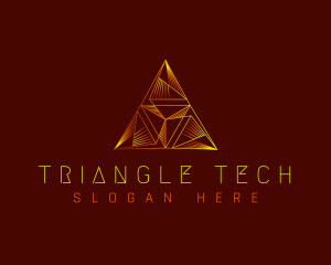 Pyramid Abstract Triangle logo