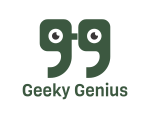 Green Quote Eyes logo