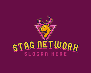 Stag Deer Gaming logo design