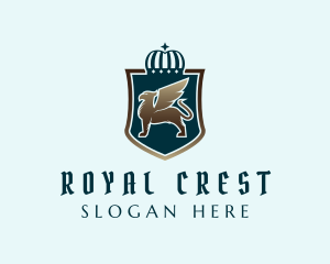 Royal Griffin Crown  logo design